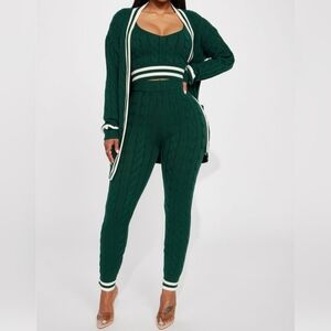 NWT 3pc Sweater & Leggings Set